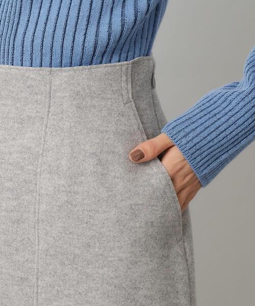 OPAQUE.CLIP（オペークドットクリップ）の「◆≪S-LLsize≫ ウールライク ジャージタイトスカート【洗濯機洗い可】（スカート・レディース・チャコールグレー/グレー/ナチュラル・40/38/42/36）」の17枚目の写真