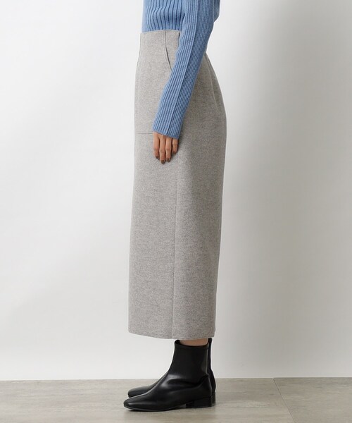OPAQUE.CLIP（オペークドットクリップ）の「◆≪S-LLsize≫ ウールライク ジャージタイトスカート【洗濯機洗い可】（スカート・レディース・チャコールグレー/グレー/ナチュラル・40/38/42/36）」の21枚目の写真