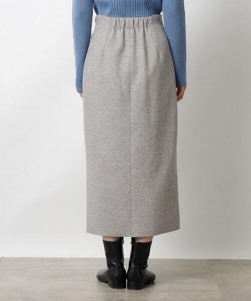 OPAQUE.CLIP（オペークドットクリップ）の「◆≪S-LLsize≫ ウールライク ジャージタイトスカート【洗濯機洗い可】（スカート・レディース・チャコールグレー/グレー/ナチュラル・40/38/42/36）」の22枚目の写真