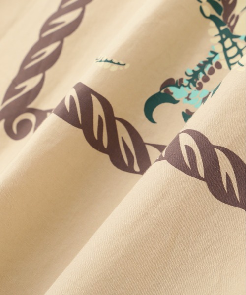 Schott(ショット)の「Schott/ショット/DABO SHIRT "DRAGON"/ダボシャツ "ドラゴン"(シャツ/ブラウス・メンズ・ベージュ/ホワイト・M/L/XL)」の19枚目の写真