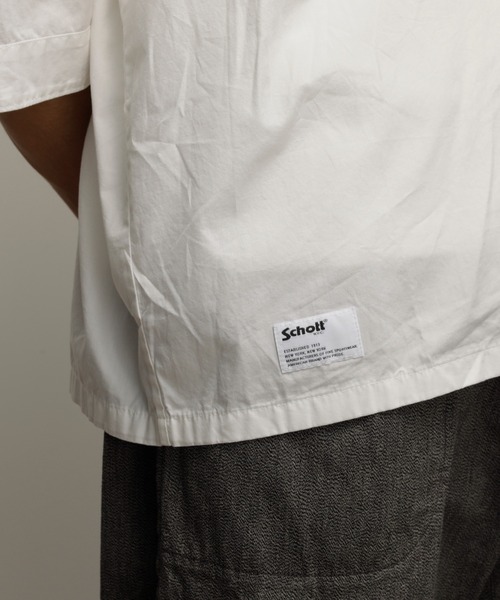 Schott(ショット)の「Schott/ショット/DABO SHIRT "DRAGON"/ダボシャツ "ドラゴン"(シャツ/ブラウス・メンズ・ベージュ/ホワイト・M/L/XL)」の11枚目の写真