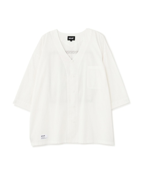 Schott(ショット)の「Schott/ショット/DABO SHIRT "DRAGON"/ダボシャツ "ドラゴン"(シャツ/ブラウス・メンズ・ベージュ/ホワイト・M/L/XL)」の20枚目の写真