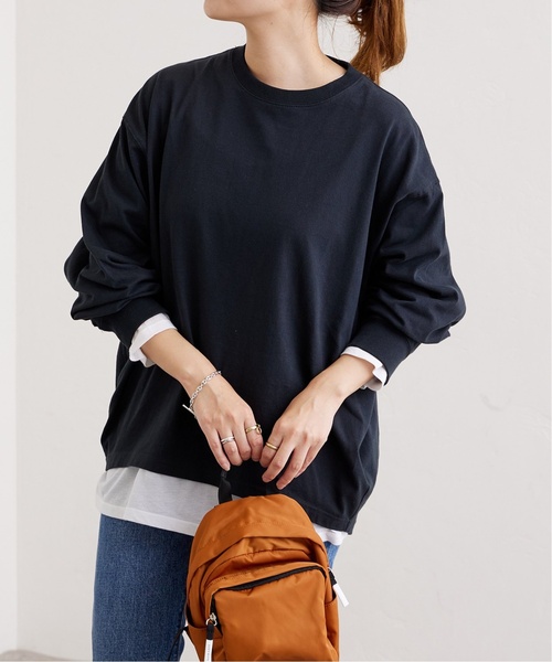 JOURNAL STANDARD（ジャーナルスタンダード）の「《追加4》タックスウェットシャツ（Tシャツ/カットソー・レディース・ホワイト/チャコールグレー/ブラック/アーミー/ブルー系その他・FREE）」の21枚目の写真