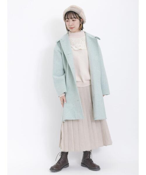 Samansa Mos2（サマンサ モスモス）の「柄アソートプリーツスカート（スカート・レディース・モカ/レッド/グリーン/ベージュ・F）」の20枚目の写真