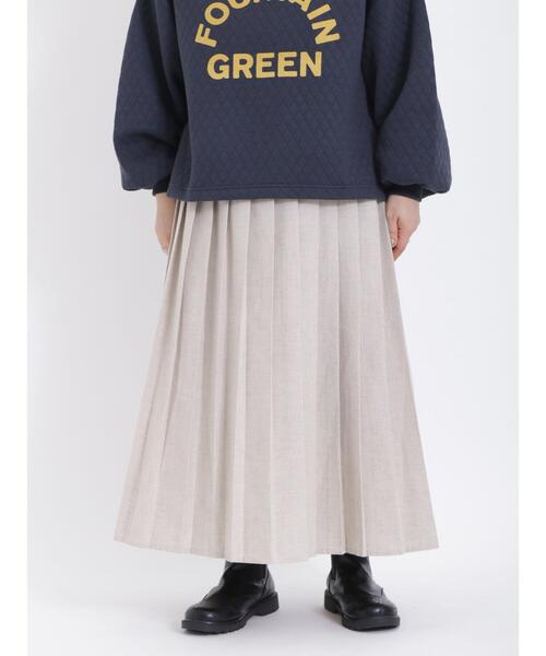 Samansa Mos2（サマンサ モスモス）の「柄アソートプリーツスカート（スカート・レディース・モカ/レッド/グリーン/ベージュ・F）」の19枚目の写真