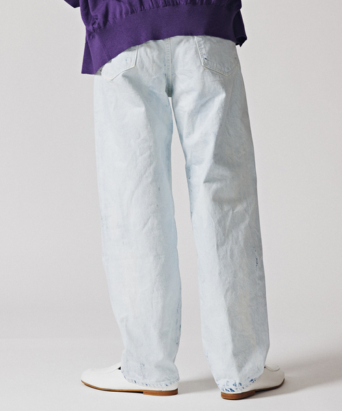 EDIFICE LA BOUCLE（エディフィスラブークル）の「【LA BOUCLE / ラブークル】5ポケット デニム (ホワイトブリーチ)（デニムパンツ・メンズ・ホワイト系その他・1/2）」の6枚目の写真