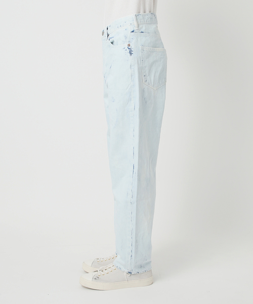 EDIFICE LA BOUCLE（エディフィスラブークル）の「【LA BOUCLE / ラブークル】5ポケット デニム (ホワイトブリーチ)（デニムパンツ・メンズ・ホワイト系その他・1/2）」の10枚目の写真