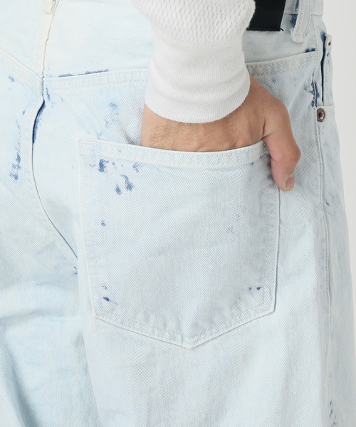 EDIFICE LA BOUCLE（エディフィスラブークル）の「【LA BOUCLE / ラブークル】5ポケット デニム (ホワイトブリーチ)（デニムパンツ・メンズ・ホワイト系その他・1/2）」の13枚目の写真