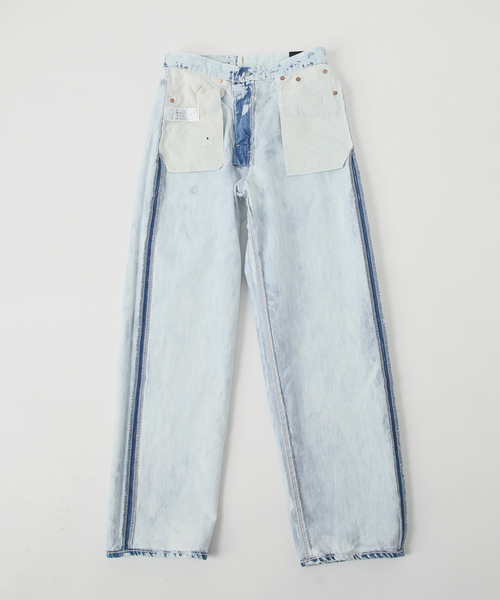 EDIFICE LA BOUCLE（エディフィスラブークル）の「【LA BOUCLE / ラブークル】5ポケット デニム (ホワイトブリーチ)（デニムパンツ・メンズ・ホワイト系その他・1/2）」の21枚目の写真