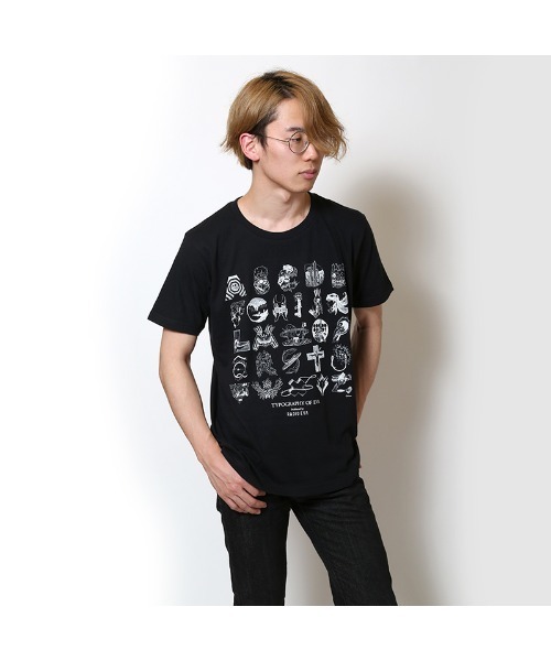 RADIO EVA(ラヂオエヴァ)の「RADIO EVA A101 TYPOGRAPHY OF EVA index T-Shirt β(Tシャツ/カットソー・メンズ・ブラック×ホワイト/ホワイト×パープル/ホワイト×ブラック/グレー×ホワイト・LARGE/X-LARGE/MEDIUM)」の10枚目の写真