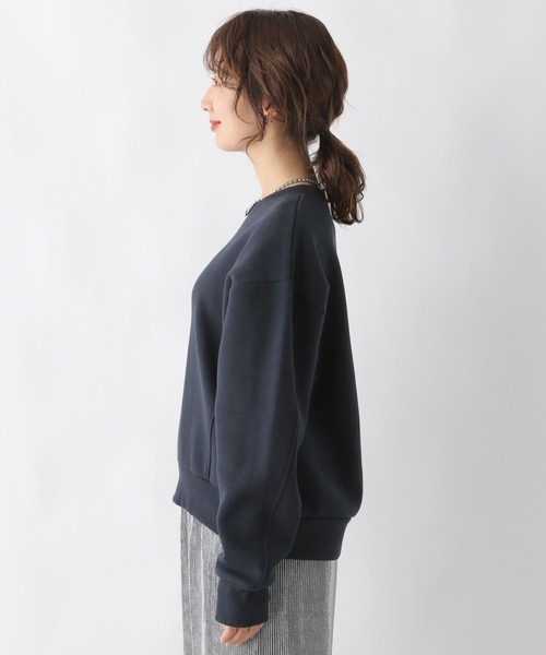 LEPSIM（レプシィム）の「裾ZIPダンボールプルオーバー　183627（Tシャツ/カットソー・レディース・ネイビー/オフホワイト/ブルー・FREE）」の21枚目の写真