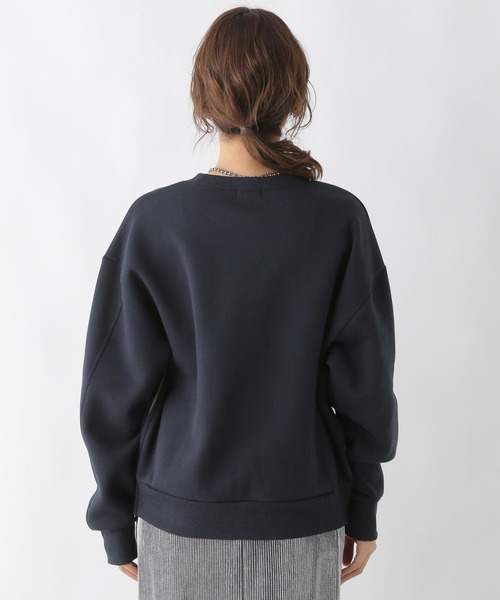 LEPSIM（レプシィム）の「裾ZIPダンボールプルオーバー　183627（Tシャツ/カットソー・レディース・ネイビー/オフホワイト/ブルー・FREE）」の6枚目の写真