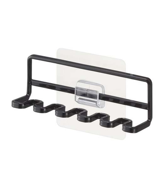 tower（タワー）の「tower(タワー) フィルムフック　歯ブラシホルダー５連（オーラルケア/歯磨きグッズ・レディース・ブラック/ホワイト・F）」の7枚目の写真