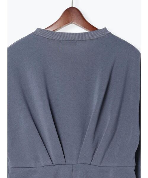 Te chichi TERRASSE（テチチテラス）の「裏起毛タックワンピース（ワンピース・レディース・ブラック/ブルー/オフホワイト・F）」の20枚目の写真