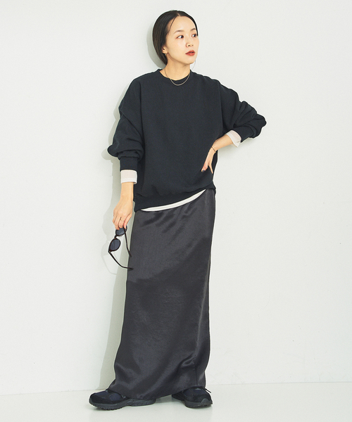 plage（プラージュ）の「Black Sweat シャツ（スウェット）」 - WEAR