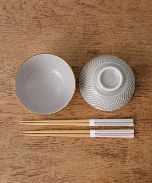 BIRTHDAY BAR（バースデイバー）の「ねじり削ぎ飯碗&箸 ペアセット（食器・レディース・その他・フリー）」の5枚目の写真