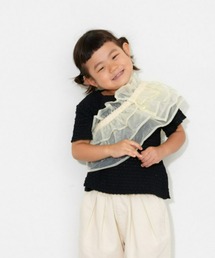 CIAOPANIC TYPY（チャオパニックティピー）の「楽々ゴム仕様ギャザー付けフリル（付け襟・キッズ）」