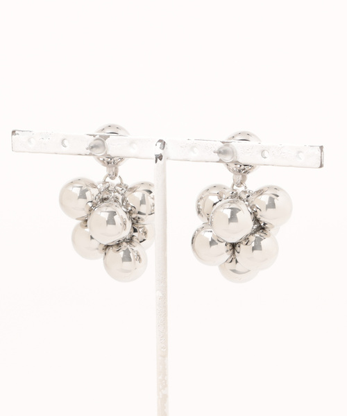 Narcissus（ナルシス）の「【Narcissus】ボールピアス（ピアス（両耳用）・レディース・シルバー・FREE）」の7枚目の写真