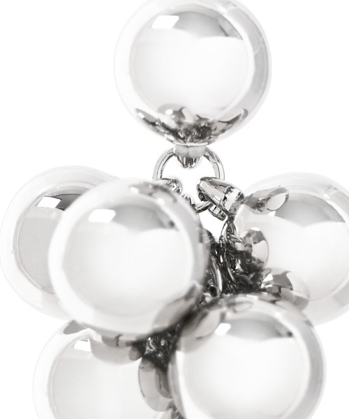 Narcissus（ナルシス）の「【Narcissus】ボールピアス（ピアス（両耳用）・レディース・シルバー・FREE）」の4枚目の写真