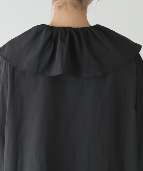 JOURNAL STANDARD カッセンラッフルカラーブラウス 長袖シャツ 23AW ブラック ジャーナルスタンダード 5-0204M 248405 JOURNAL STANDARD（ジャーナルスタンダード）の「カッセン