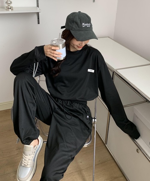 訳あり・アウトレット特集 セール】【セットアップ】ショート丈トップス ジョガーパンツ トップス