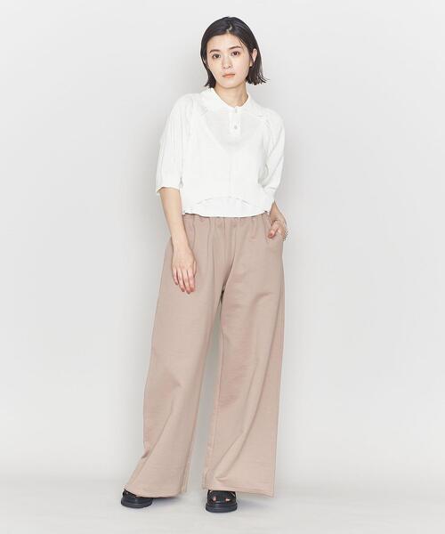 ASTRAET（アストラット）の「＜ASTRAET＞リブ アイレット ニットキャミソール（キャミソール・レディース・ホワイト/ブラック・FREE）」の9枚目の写真