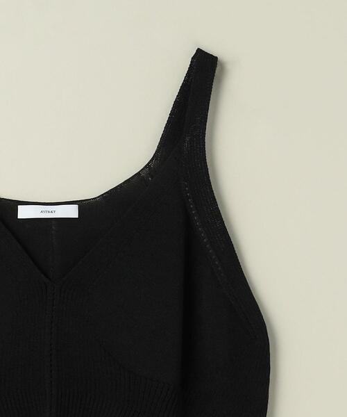 ASTRAET（アストラット）の「＜ASTRAET＞リブ アイレット ニットキャミソール（キャミソール・レディース・ホワイト/ブラック・FREE）」の15枚目の写真