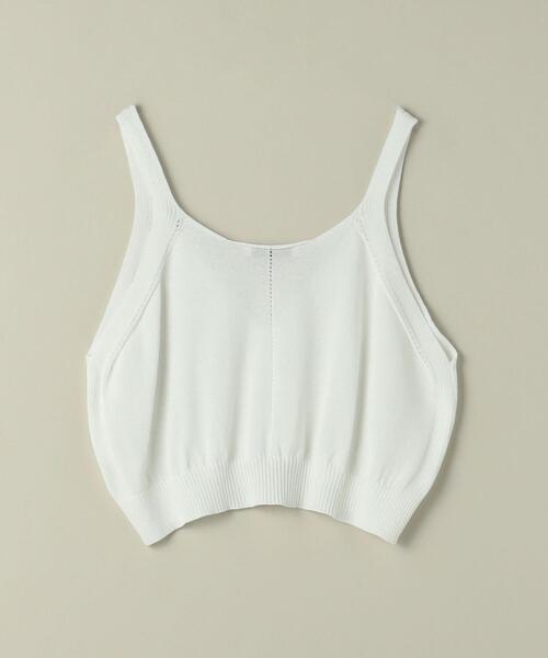 ASTRAET（アストラット）の「＜ASTRAET＞リブ アイレット ニットキャミソール（キャミソール・レディース・ホワイト/ブラック・FREE）」の20枚目の写真
