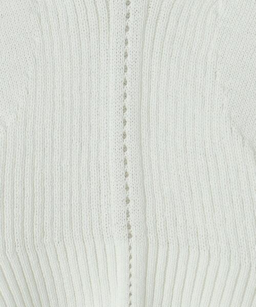 ASTRAET（アストラット）の「＜ASTRAET＞リブ アイレット ニットキャミソール（キャミソール・レディース・ホワイト/ブラック・FREE）」の22枚目の写真