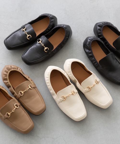 menue（メヌエ）の「freely(フリーリー) 幅広4E ローファー - 晴雨兼用 -（ローファー・レディース・ブラック/アイボリー/ブラック系その他/ダークベージュ・22.0cm/22.5cm/23.0cm/23.5cm/24.0cm/24.5cm/25.0cm/25.5cm/26.0cm）」の22枚目の写真