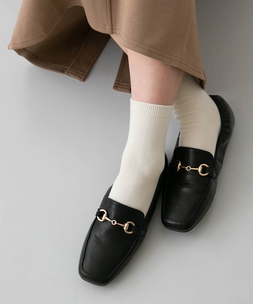 menue（メヌエ）の「freely(フリーリー) 幅広4E ローファー - 晴雨兼用 -（ローファー・レディース・ブラック/アイボリー/ブラック系その他/ダークベージュ・22.0cm/22.5cm/23.0cm/23.5cm/24.0cm/24.5cm/25.0cm/25.5cm/26.0cm）」の21枚目の写真