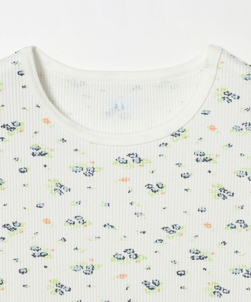 BEAMS BOY(ビームスボーイ)の「BEAMS BOY / フラワー サーマル ノースリーブ(タンクトップ・レディース・イエロー/オフホワイト・ONE SIZE)」の16枚目の写真