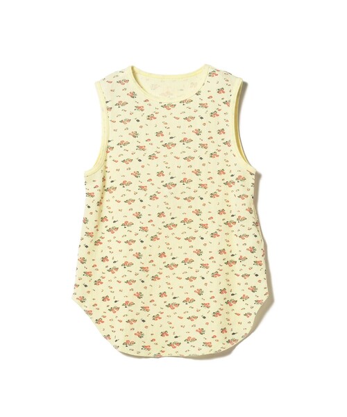 BEAMS BOY(ビームスボーイ)の「BEAMS BOY / フラワー サーマル ノースリーブ(タンクトップ・レディース・イエロー/オフホワイト・ONE SIZE)」の20枚目の写真