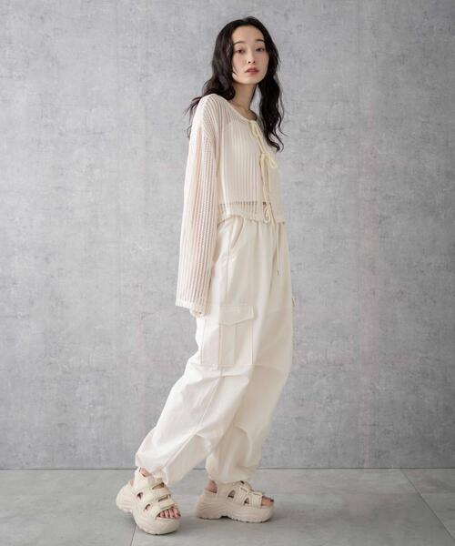 WEGO（ウィゴー）の「WEGO/ボリュームソールスポーツサンダル（サンダル・レディース・ブラック/ホワイト/ベージュ・LARGE/MEDIUM）」の6枚目の写真