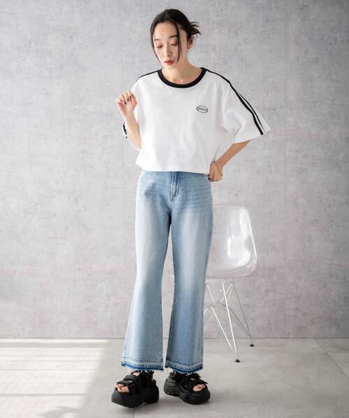 WEGO（ウィゴー）の「WEGO/ボリュームソールスポーツサンダル（サンダル・レディース・ブラック/ホワイト/ベージュ・LARGE/MEDIUM）」の9枚目の写真