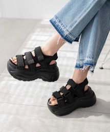 WEGO | WEGO/【24年春夏新作】ボリュームソールスポーツサンダル(サンダル)