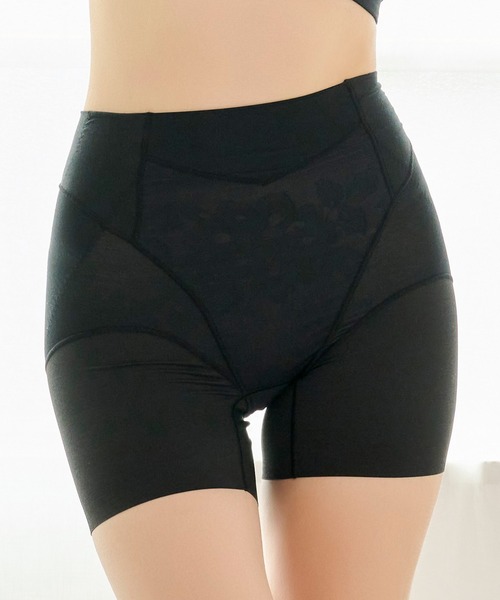 BRADELIS NEWYORK(ブラデリスニューヨーク)の「ヒップUP!二分丈ショーツ24 ブラデリス カヤビューティーラボ 補正下着 補整(ショーツ・レディース・ブラック/ピンクベージュ/ライラック/ブルー/グレイッシュベージュ・M/L/LL/3L/S)」の2枚目の写真