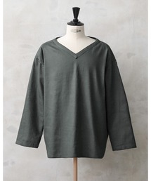 MILITARY | 実物 新品 デッドストック ロシア軍 70s Vネック スリーピングシャツ(Tシャツ/カットソー)