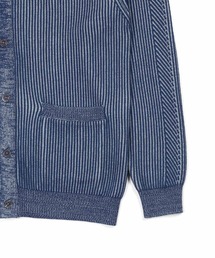美品【定価19,800円】プレーティング 畦編み インディゴカーディガン XL The DUFFER of ST.GEORGE（ザダファーオブセントジョージ）の「[INDIGO