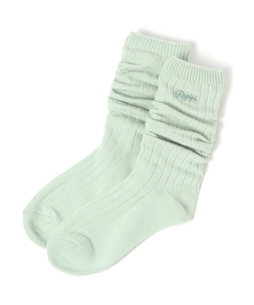 repipi armario（レピピ アルマリオ）の「カラールーズソックス（ソックス/靴下・キッズ・ホワイト/グリーン/ピンク/オフホワイト/グレー/ブラック・FREE）」の5枚目の写真