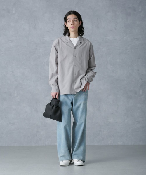 NANO universe（ナノユニバース）の「ストレッチワイドオープンカラー