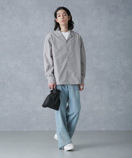 NANO universe（ナノユニバース）の「ストレッチワイドオープンカラー