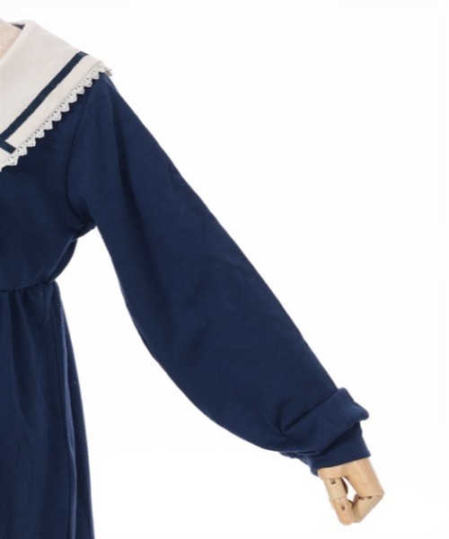 axes femme（アクシーズファム）の「うさ耳セーラーパーカーワンピース（ワンピース・キッズ・ネイビー/ミント・MEDIUM/LARGE/X-LARGE）」の18枚目の写真