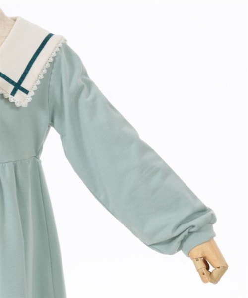 axes femme（アクシーズファム）の「うさ耳セーラーパーカーワンピース（ワンピース・キッズ・ネイビー/ミント・MEDIUM/LARGE/X-LARGE）」の13枚目の写真