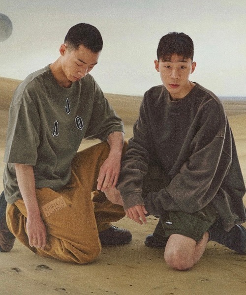 AJOBYAJO（アジョバイアジョ）の「【AJOBYAJO】Diamond Logo T-Shirt（Tシャツ/カットソー・メンズ・カーキ/ネイビー/杢グレー・XL/L）」の14枚目の写真