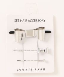 LOWRYS FARM（ローリーズファーム）の「リボンモチーフＳＥＴヘアアクセ  108502（ヘアゴム・レディース）」