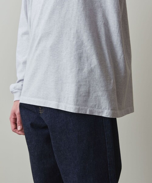 Steven Alan（スティーブンアラン）の「＜Steven Alan＞ パック チューブボディ ロングスリーブ Tシャツ（Tシャツ/カットソー・メンズ・ホワイト/ライトグレー/ダークグレー・S/M/L/XL）」の10枚目の写真