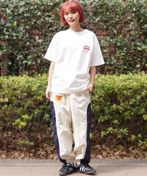 THRASHER(スラッシャー)の「【ムラサキスポーツ限定】THRASHER スラッシャー Tシャツ サガラ刺繍 ビックシルエット ボックスシルエット THML-24SPSST03(Tシャツ/カットソー・レディース・ホワイト/ブラック・M/L)」の9枚目の写真
