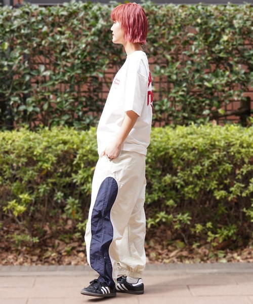 THRASHER(スラッシャー)の「【ムラサキスポーツ限定】THRASHER スラッシャー Tシャツ サガラ刺繍 ビックシルエット ボックスシルエット THML-24SPSST03(Tシャツ/カットソー・レディース・ホワイト/ブラック・M/L)」の10枚目の写真