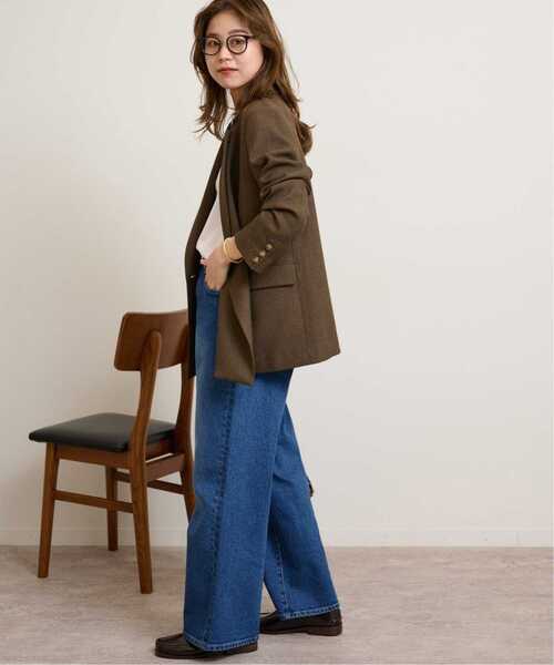 JOURNAL STANDARD relume(ジャーナルスタンダード レリューム)の「《追加4》ストレッチデニムストレート 5ポケット(デニムパンツ・レディース・ライトブルー/ブルー系その他・40/38/36)」の6枚目の写真